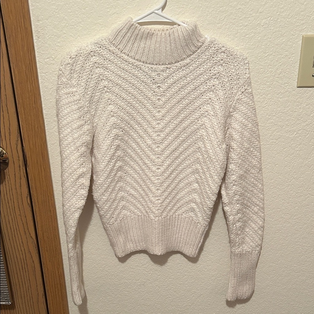 Worthington Cozy White Knit Sweater